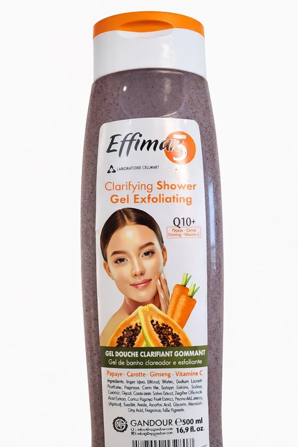 Effimax5 Q10 Clarifying Shower Gel Exfoliating