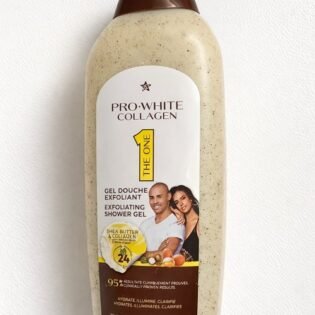 PRO-WHITE COLLAGEN Exfoliating Shower Gel with Shea Butter